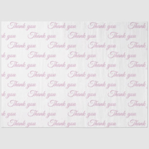 Vielen Dank für Ihr Wrapping-Papier Seidenpapier