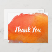 Vielen Dank für Ihr Zitat zur Aquarellkunst Postkarte (Vorne/Hinten)