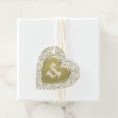 Vielen Dank für Ihre 70. Coole Zahlenmuster Gold u Geschenkanhänger (Beispiel)