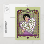 Vielen Dank für Ihre_A_ Postkarte (Vorne/Hinten)