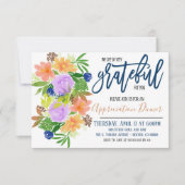 Vielen Dank für Ihre Anerkennung Einladung (Vorderseite)