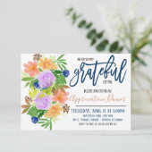 Vielen Dank für Ihre Anerkennung Einladung (Stehend Vorderseite)