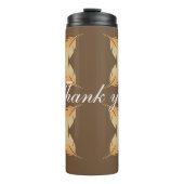 Vielen Dank für Ihre Anerkennung einzigartigen Fea Thermosbecher (Vorderseite)