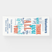 Vielen Dank für Ihre Anerkennung Freiwillige Mitar Banner (Horizontal)