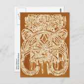 Vielen Dank für Ihre Anmerkung Ethnic Abstrakt Fin Postkarte (Vorne/Hinten)