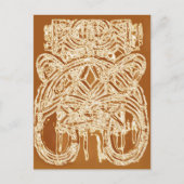 Vielen Dank für Ihre Anmerkung Ethnic Abstrakt Fin Postkarte (Vorderseite)