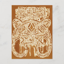 Vielen Dank für Ihre Anmerkung Ethnic Abstrakt Fin Postkarte
