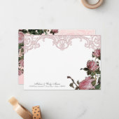 Vielen Dank für Ihre Anmerkung Flachkarten - Trell Mitteilungskarte (Vorderseite/Rückseite Beispiel)