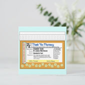 Vielen Dank für Ihre Apotheke Dankeskarte (Stehend Vorderseite)