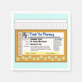 Vielen Dank für Ihre Apotheke Serviette