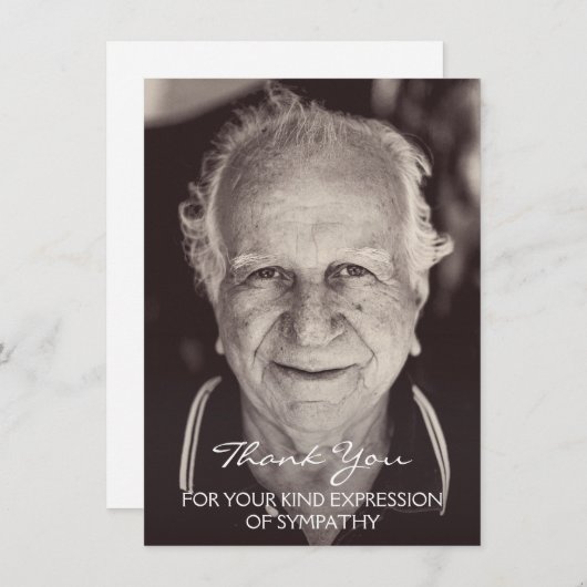 Vielen Dank für Ihre Art von Beileid (Vorne/Hinten)