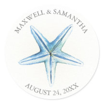 Vielen Dank für Ihre Aufkleber Blue Starfish Beach