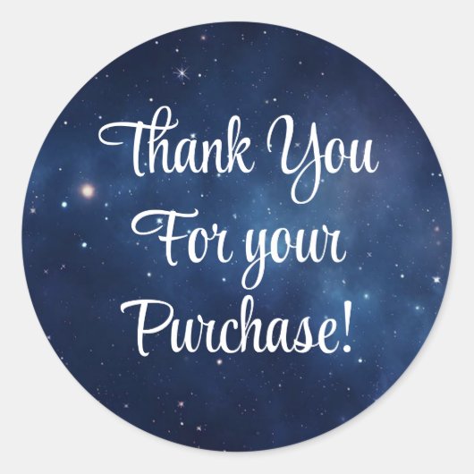 Vielen Dank für Ihre Aufkleber zum Kauf (Vorderseite)