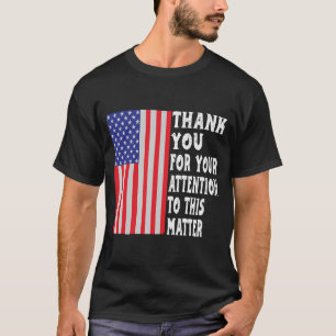 Vielen Dank für Ihre Aufmerksamkeit in dieser Ange T-Shirt