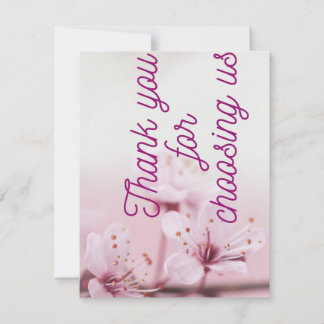 Vielen Dank für Ihre Auswahl nach den Einkaufskart Dankeskarte