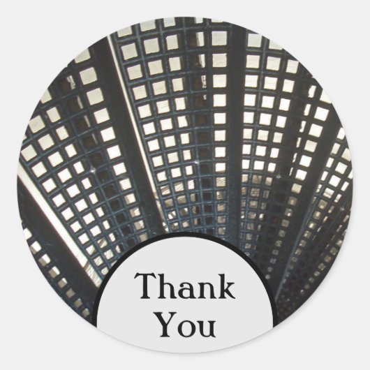 Vielen Dank für Ihre Berufliche Wertschätzung im B Runder Aufkleber (Vorderseite)