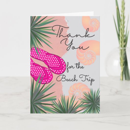 Vielen Dank für Ihre Besichtigungsreise Muscheln S Karte (Vorderseite)