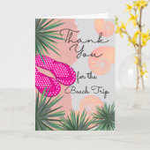 Vielen Dank für Ihre Besichtigungsreise Muscheln S Karte (Gelbe Blume)