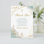 Vielen Dank für Ihre Bestätigungsvorlage Dankeskarte (Stehend Vorderseite)