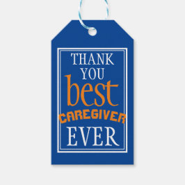 Vielen Dank für Ihre beste Karriere je Blue Typogr Geschenkanhänger