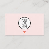 Vielen Dank für Ihre Bestellcoupon Code Business C Visitenkarte (Rückseite)