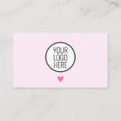 Vielen Dank für Ihre Bestellcoupon Code Business C Visitenkarte (Rückseite)