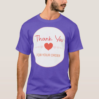 Vielen Dank für Ihre Bestellung 1 T-Shirt