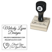 Vielen Dank für Ihre Bestellung 2" x 2" Briefmarke Gummistempel (Stempel)