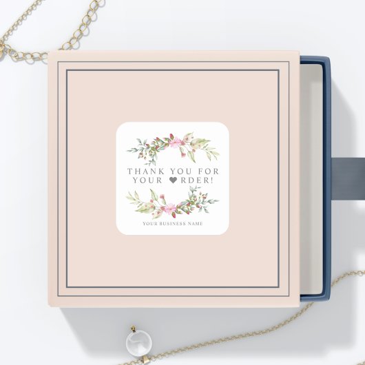 Vielen Dank für Ihre Bestellung Artisan artikel Ga Quadratischer Aufkleber