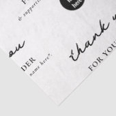 Vielen Dank für Ihre Bestellung Business Packaging Seidenpapier (Ausschnitt)