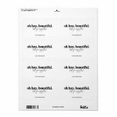 Vielen Dank für Ihre Bestellung einfach oh, schön (Vorne)