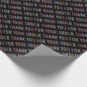 Vielen Dank für Ihre Bestellung farbenfroh einfach Geschenkpapier (Ecke)