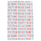 Vielen Dank für Ihre Bestellung farbenfroh einfach Mittlere Geschenktüte (Vorderseite)