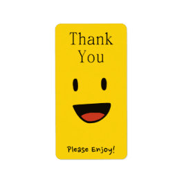 Vielen Dank für Ihre Bestellung glückliche Verpack Adressaufkleber