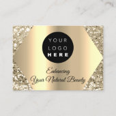 Vielen Dank für Ihre Bestellung Golden Logo Visitenkarte (Vorderseite)