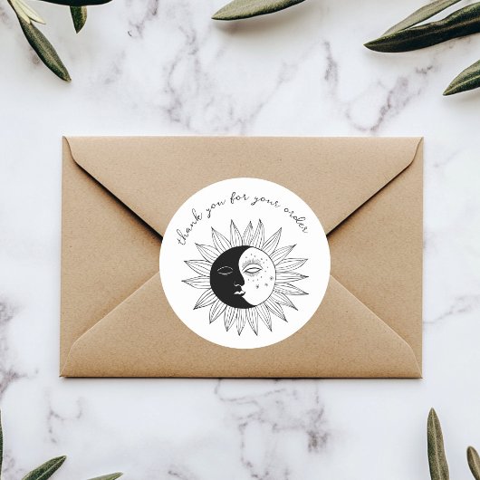 "Vielen Dank für Ihre Bestellung" Niedlich Custom Runder Aufkleber