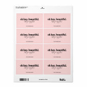 Vielen Dank für Ihre Bestellung pink oh hallo schö (Vorne)