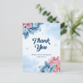 Vielen Dank für Ihre Bestellung Postkarte (Stehend Vorderseite)