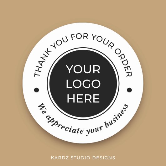 Vielen Dank für Ihre Bestellung Round Sticker