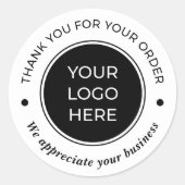 Vielen Dank für Ihre Bestellung Round Sticker (Vorderseite)