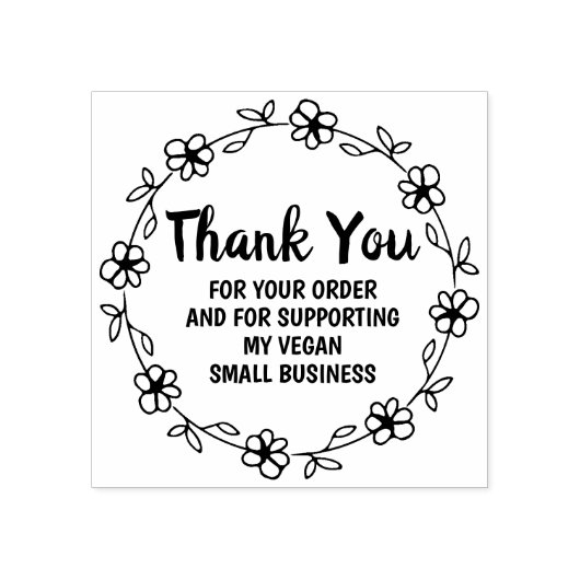 Vielen Dank für Ihre Bestellung, Small Business, Gummistempel (Prägung)
