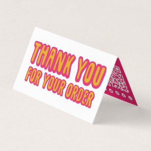 Vielen Dank für Ihre Bestellung Social Icons QR Co Visitenkarten