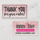 Vielen Dank für Ihre Bestellung Uni8tive Karte (Vorne/Hinten)