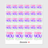 Vielen Dank für Ihre Bestellung - Vinyl Sticker (Blatt)