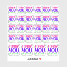 Vielen Dank für Ihre Bestellung - Vinyl Sticker