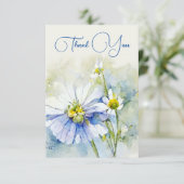 Vielen Dank für Ihre Blume Dankeskarte (Stehend Vorderseite)