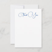 Vielen Dank für Ihre Blume Dankeskarte (Rückseite)