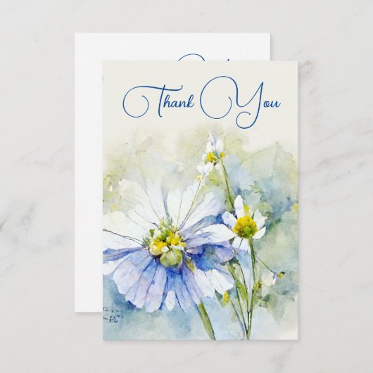 Vielen Dank für Ihre Blume Dankeskarte (Vorne/Hinten)