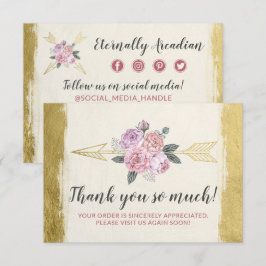 Vielen Dank für Ihre Bohemische Blues Arrows Blush Einladung