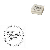 Vielen Dank für Ihre Briefmarke zur Unterstützungs Gummistempel (Stempel)